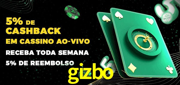 Promoções do cassino ao Vivo gizbo